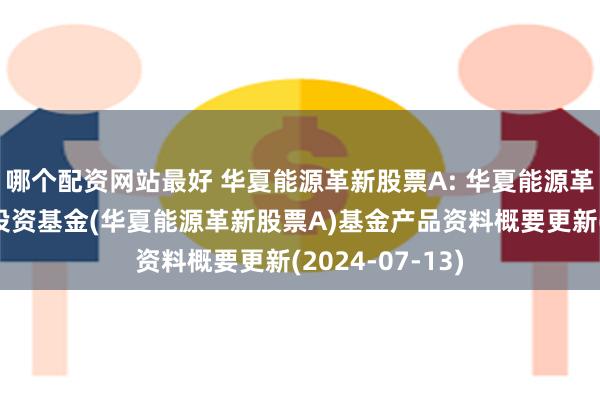 哪个配资网站最好 华夏能源革新股票A: 华夏能源革新股票型证券投资基金(华夏能源革新股票A)基金产品资料概要更新(2024-07-13)