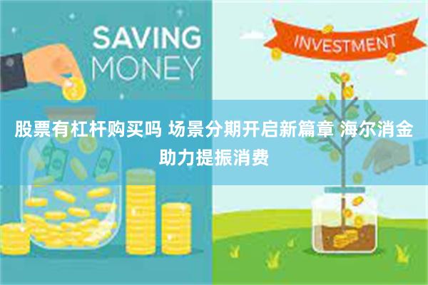 股票有杠杆购买吗 场景分期开启新篇章 海尔消金助力提振消费