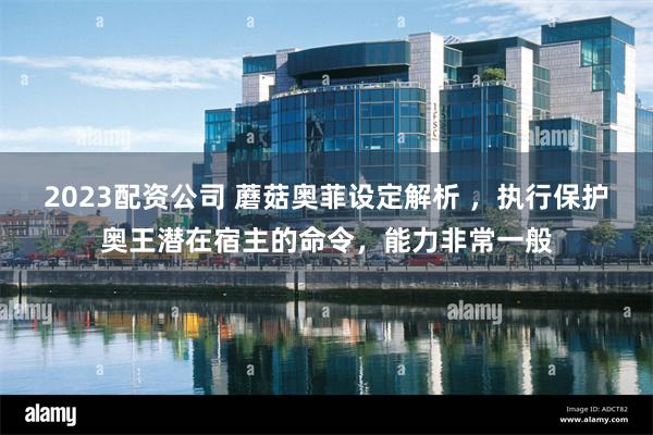 2023配资公司 蘑菇奥菲设定解析 ，执行保护奥王潜在宿主的命令，能力非常一般