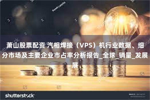 萧山股票配资 汽相焊接（VPS）机行业数据、细分市场及主要企业市占率分析报告_全球_销量_发展
