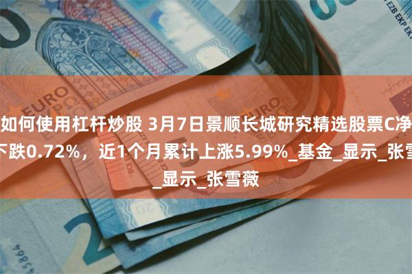 如何使用杠杆炒股 3月7日景顺长城研究精选股票C净值下跌0.72%，近1个月累计上涨5.99%_基金_显示_张雪薇