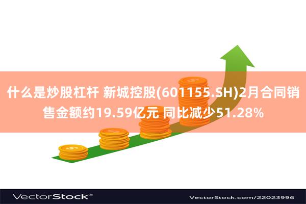 什么是炒股杠杆 新城控股(601155.SH)2月合同销售金额约19.59亿元 同比减少51.28%