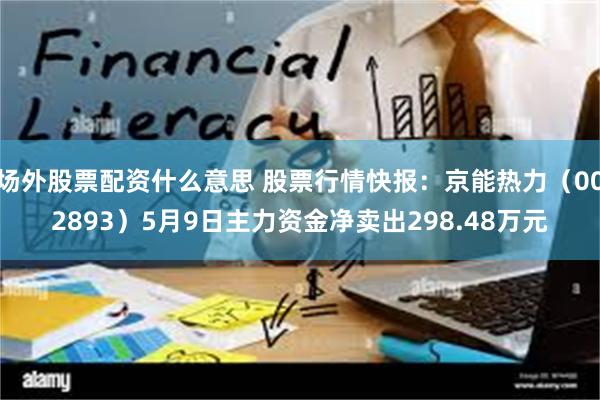 场外股票配资什么意思 股票行情快报：京能热力（002893）5月9日主力资金净卖出298.48万元