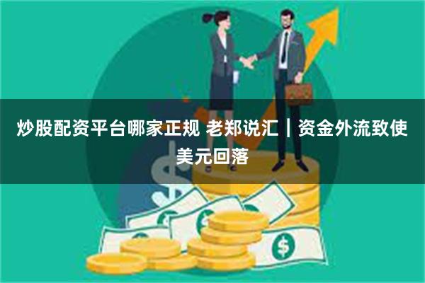 炒股配资平台哪家正规 老郑说汇︱资金外流致使美元回落